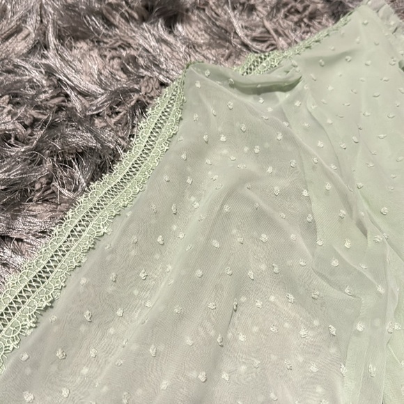 Sage Ever New long puff sleeve mini dress - Picture 3 of 6